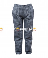  ROBHA® Chef Pant Check Fabric With Zipper